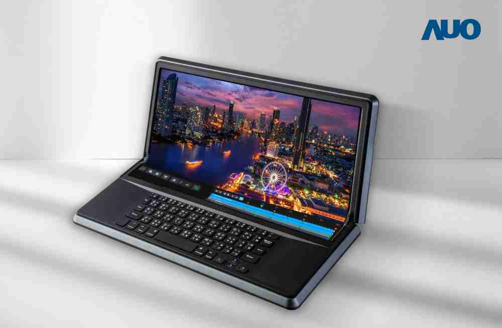 壹号平台14.6吋Micro LED折迭显示屏幕，，，搭配半径4mm的弯折绞炼，，，以及高画素、、高亮度、、、高对比度的显示技术特点，，即便在大视角下仍保有绝佳色相与亮度