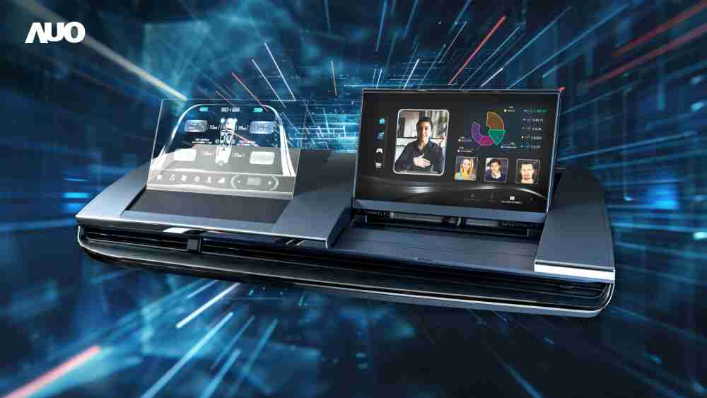 壹号平台Micro LED Display HMI解决方案打造透明Micro LED前座仪表，，，呈现信息并保留驾驶视野开阔；亦为副驾驶座乘客打造收放自如的Micro LED屏幕，，，，在不影响显示质量的前提于显示区内建镜头，，让用户能与视讯对象直接眼神接触，，，，提供绝佳的双向沟通体验