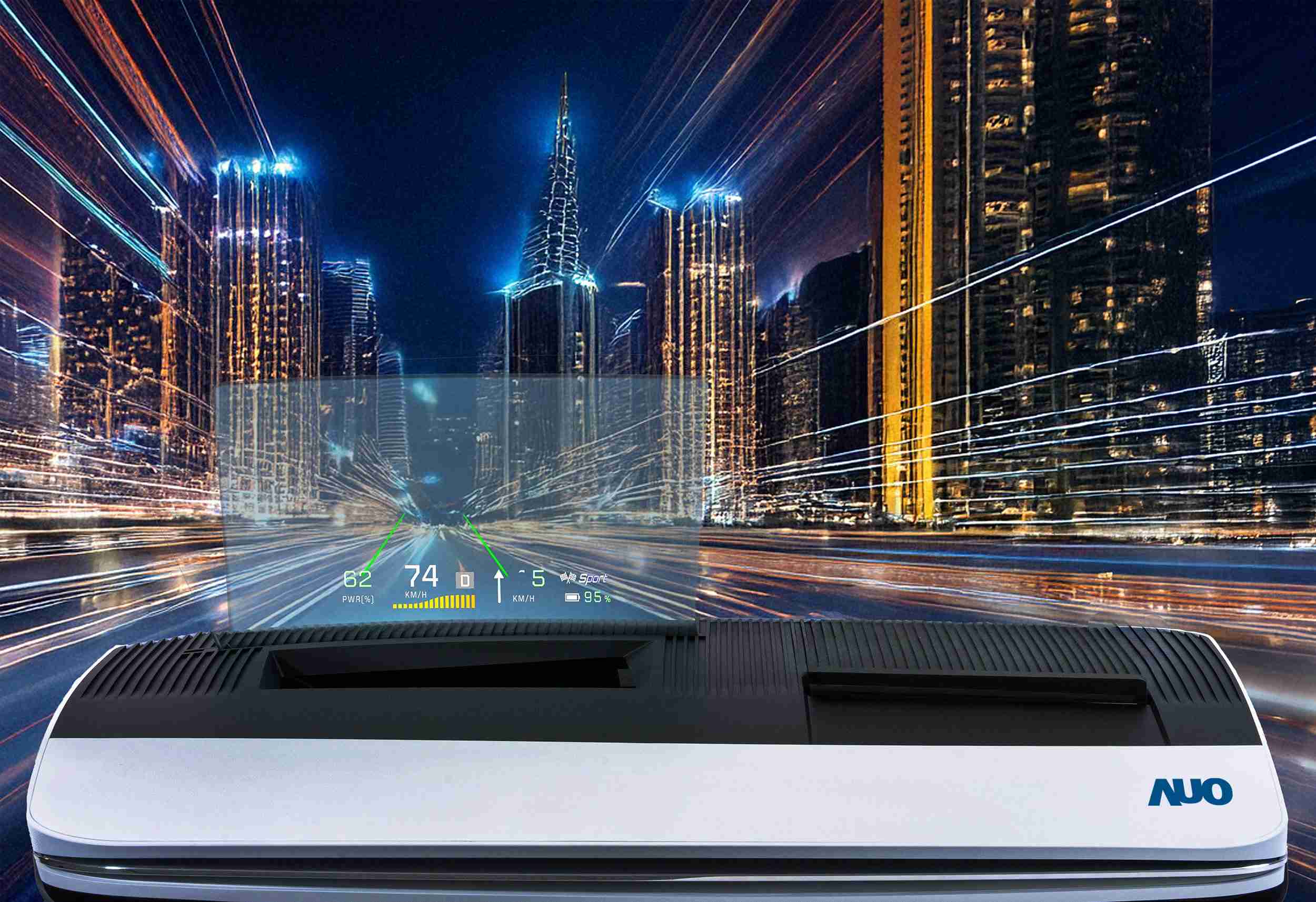 壹号平台推出13吋Micro LED抬头显示器，，，提供高入眼亮度、、、高色彩饱和度的显示质量，，在阳光下或黑暗中都清晰可见，，，，并利用Micro LED模块体积小的优势，，解决车用空间有限的痛点